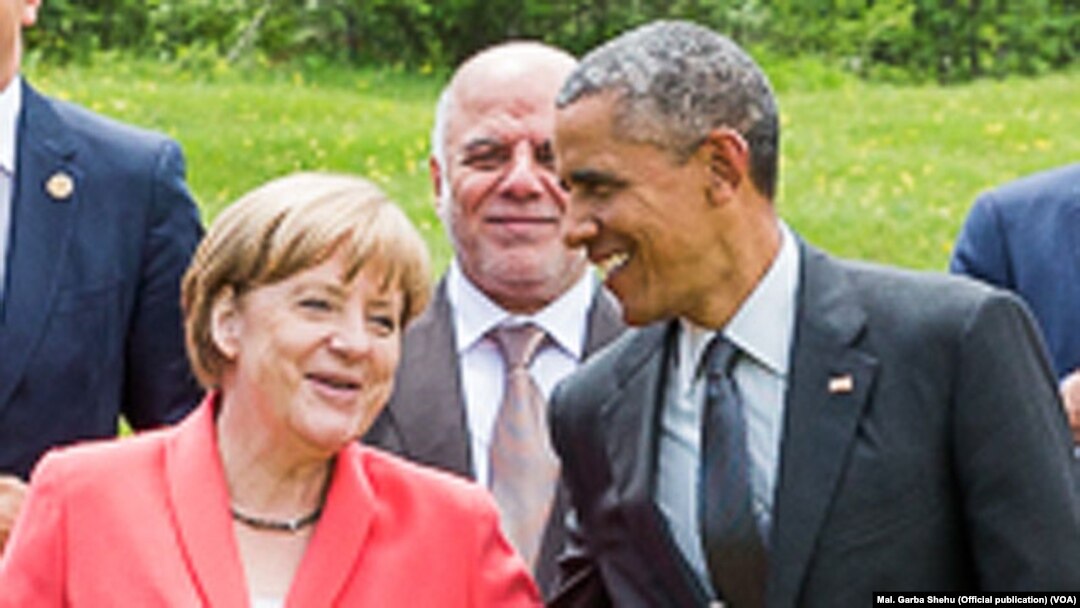 Nemačka kancelarka Angela Merkel i predsednik Barak Obama na samitu G7 u Nemačkoj