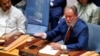 FILE - David Beasley, chief of the U.N. World Food Program, speaks during a Security Council meeting on food Insecurity and conflict, May 19, 2022, at U.N. headquarters.