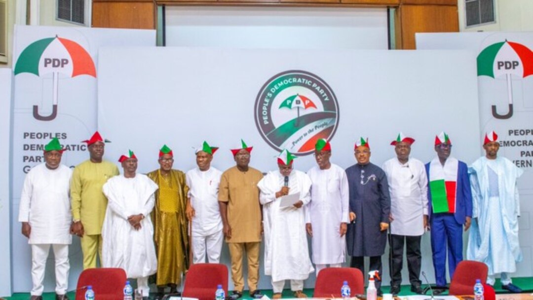 Gwamnonin PDP a wani taro da suka yi kwanan nan (Twitter/ PDP)