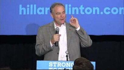 Senator Tim Kaine Remarks on Hillary Clinton's Health