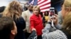 Democratic presidential candidate Hillary Rodham Clinton campaigns during a campaign stop at the Manchester Community College in Manchester, New Hampshire, Oct. 5, 2015.