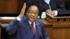 President Jacob Zuma gestures as he addresses the parliament in Cape Town, South Africa, Nov. 2, 2017. 