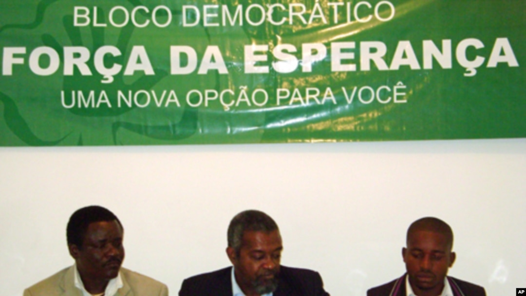 Membros da direcção do Bloco Democrático em Cabinda