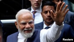 印度总理纳伦德拉·莫迪（Narendra Modi）2023年6月20日抵达纽约，开始对美国国事访问。（路透社）