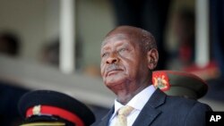 Rais wa Uganda Yoweri Museveni alipokuwa jijini Nairobi, Kenya Februari 25. 11, 2020.