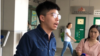 资料照片：黄之锋2019年9月9日在香港东区法院门口见媒体。