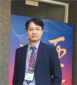 位于台北的政治大学东亚研究所所长王信贤。（照片提供：王信贤）