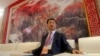万达集团董事长王健林在青岛，准备参加青岛东方影都的启动典礼（2013年9月22日）