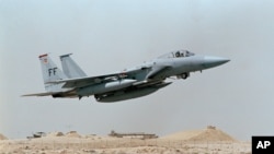 На фото: Американський винищувач F-15 (архівне фото)
