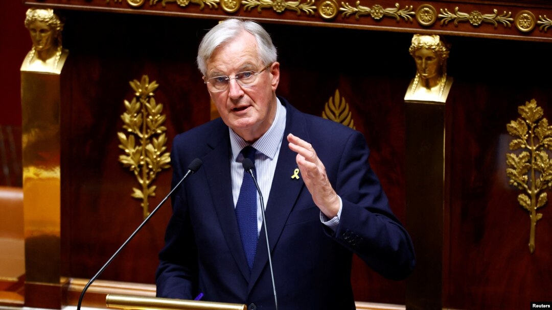 Fotografi arkivi e Kryeministrit francez, Michel Barnier/Reuters