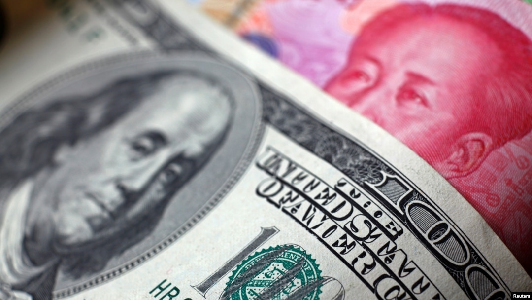 미국 달러(USD)와 중국 위안(CNY), 