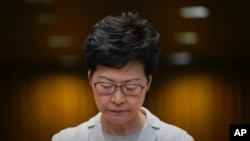 资料照：香港特首林郑月娥